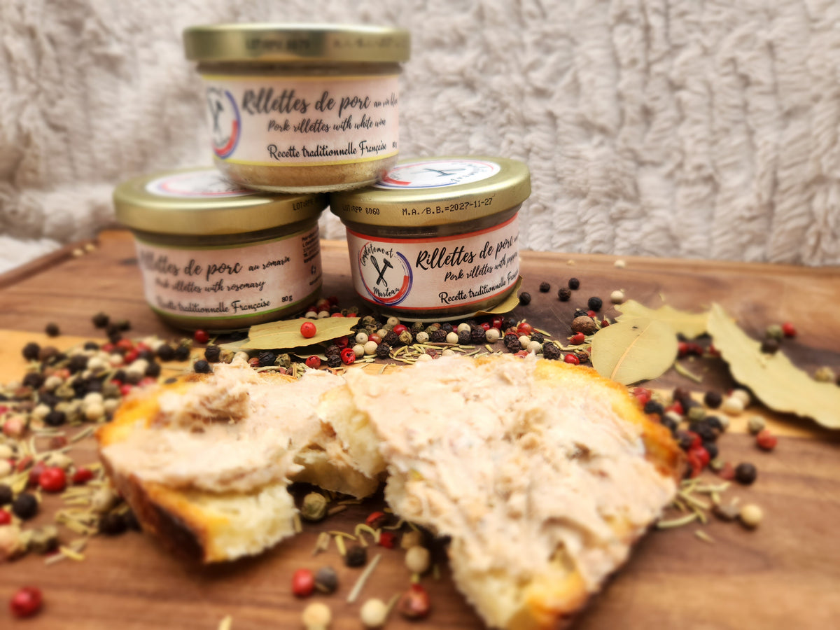 Rillettes de porc aux poivre