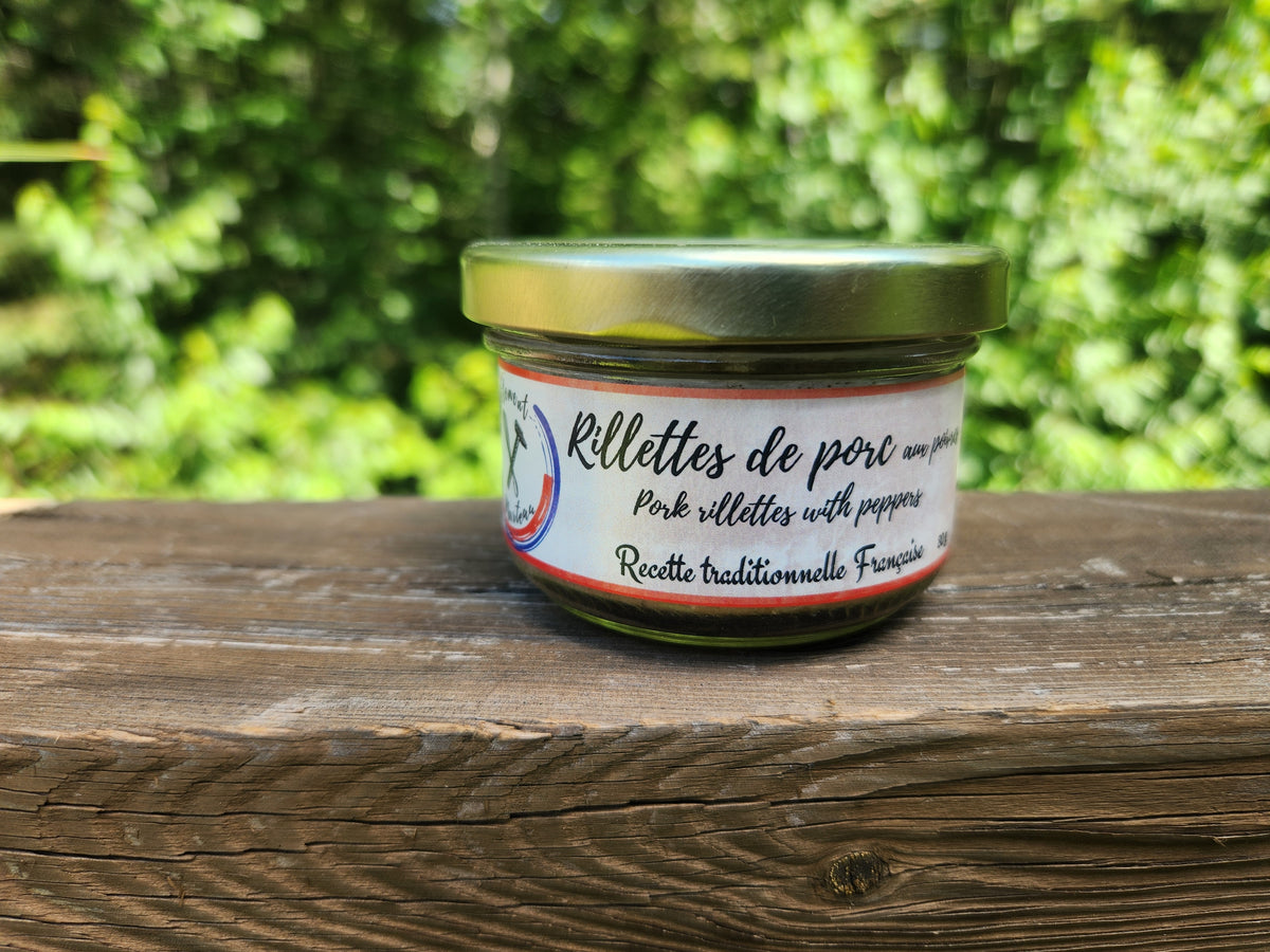Rillettes de porc aux poivre