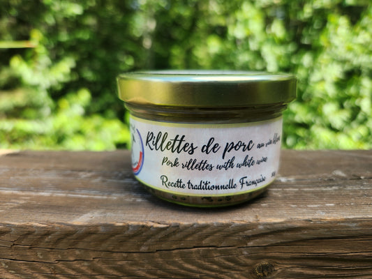 Rillettes de porc au vin blanc